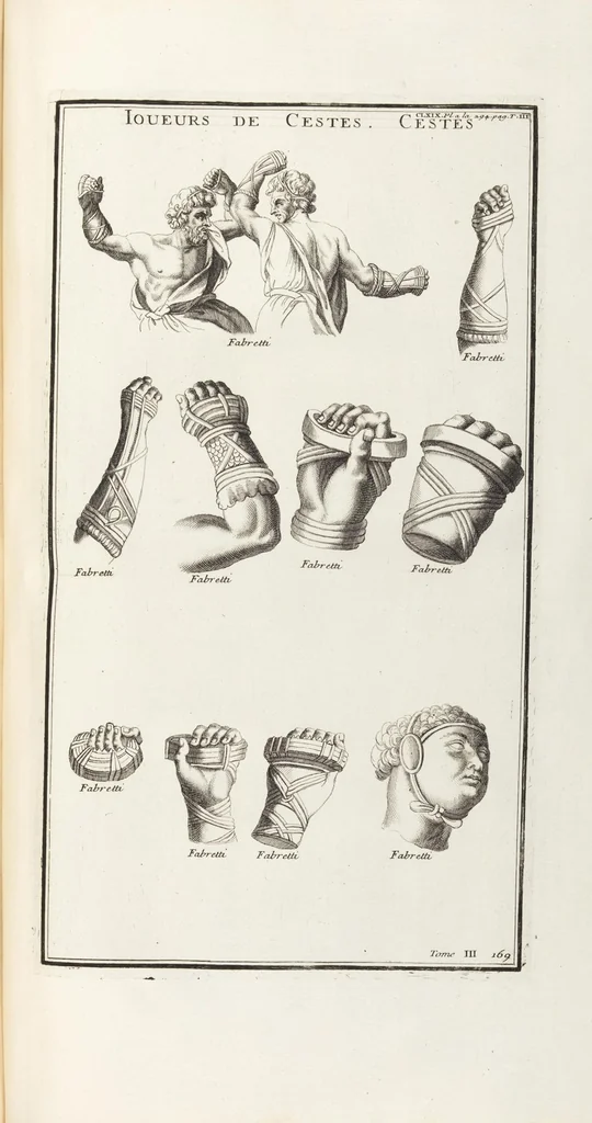 An illustration from (Band 3,2): L' Antiquité Expliquée Et Représentée En Figures: Les Usages de la vie; Tome Troisieme Seconde Partie, leaf 204