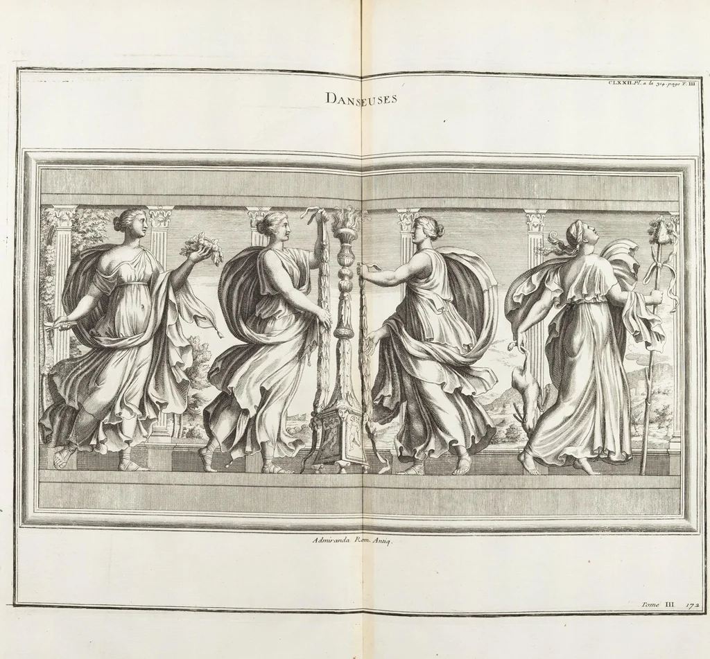 An illustration from (Band 3,2): L' Antiquité Expliquée Et Représentée En Figures: Les Usages de la vie; Tome Troisieme Seconde Partie, leaf 232