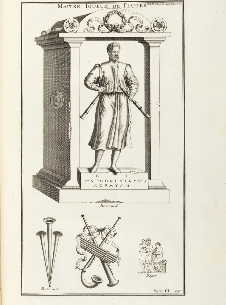 An illustration from (Band 3,2): L' Antiquité Expliquée Et Représentée En Figures: Les Usages de la vie; Tome Troisieme Seconde Partie, leaf 300