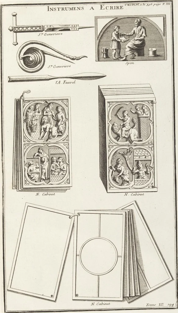 An illustration from (Band 3,2): L' Antiquité Expliquée Et Représentée En Figures: Les Usages de la vie; Tome Troisieme Seconde Partie, leaf 322