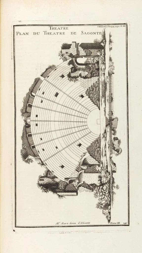 An illustration from (Band 3,2): L' Antiquité Expliquée Et Représentée En Figures: Les Usages de la vie; Tome Troisieme Seconde Partie, leaf 92