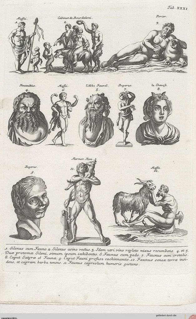 An illustration from Griechische und Römische Alterthümer: welche der berühmte P. Montfaucon ehemals samt den dazu gehörigen Supplementen in zehen Bänden in Folio, an das Licht gestellet hat, ..., 1757, leaf 150