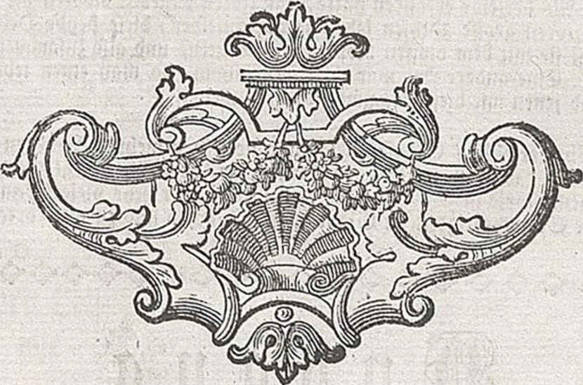 An illustration from Griechische und Römische Alterthümer: welche der berühmte P. Montfaucon ehemals samt den dazu gehörigen Supplementen in zehen Bänden in Folio, an das Licht gestellet hat, ..., 1757, leaf 733