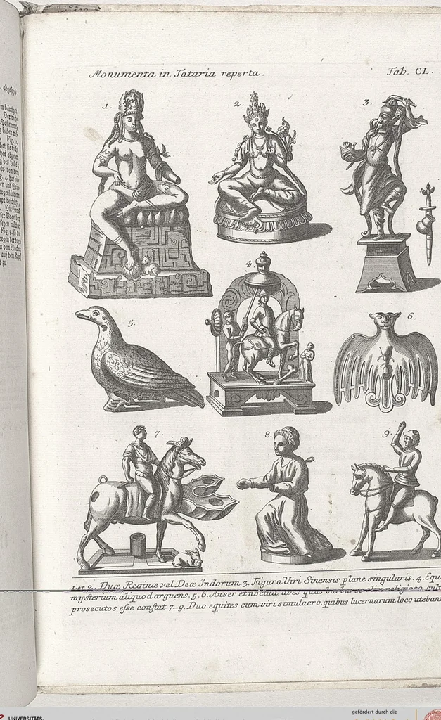 An illustration from Griechische und Römische Alterthümer: welche der berühmte P. Montfaucon ehemals samt den dazu gehörigen Supplementen in zehen Bänden in Folio, an das Licht gestellet hat, ..., 1757, leaf 734