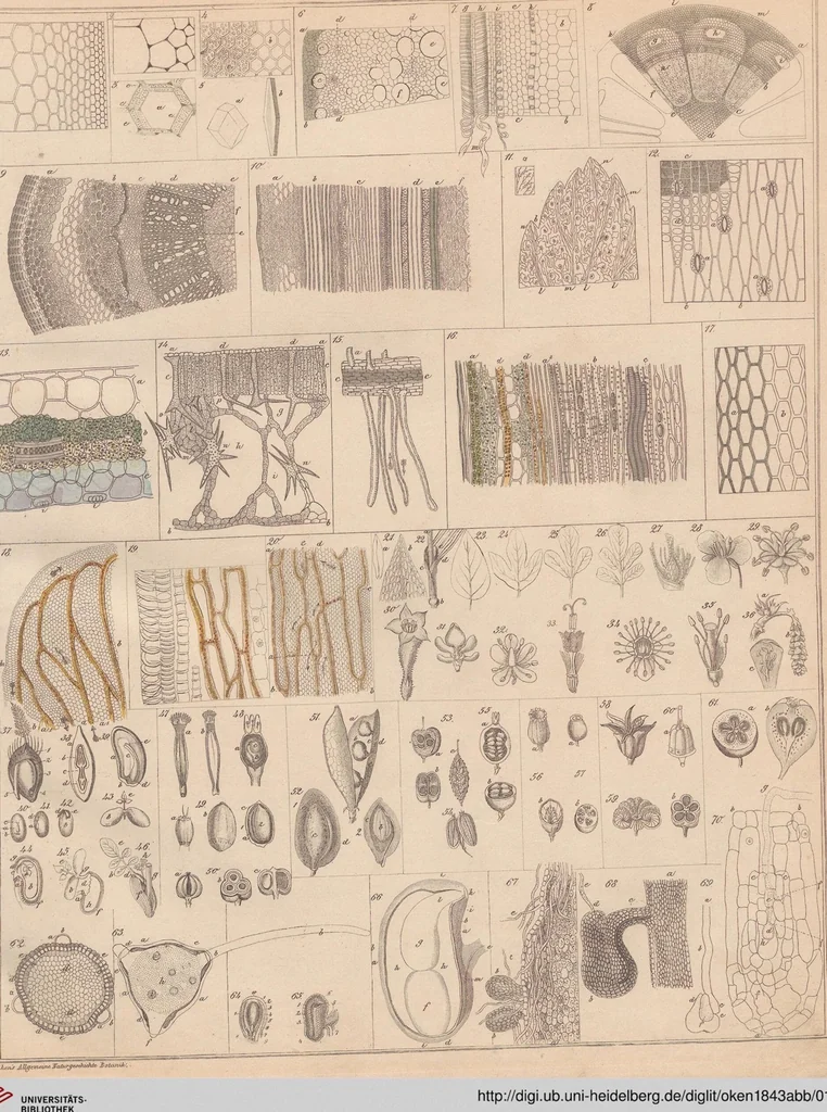An illustration from Abbildungen zu Oken's Allgemeiner Naturgeschichte für alle Stände, 1843, leaf 171