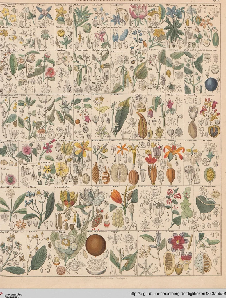 An illustration from Abbildungen zu Oken's Allgemeiner Naturgeschichte für alle Stände, 1843, leaf 186