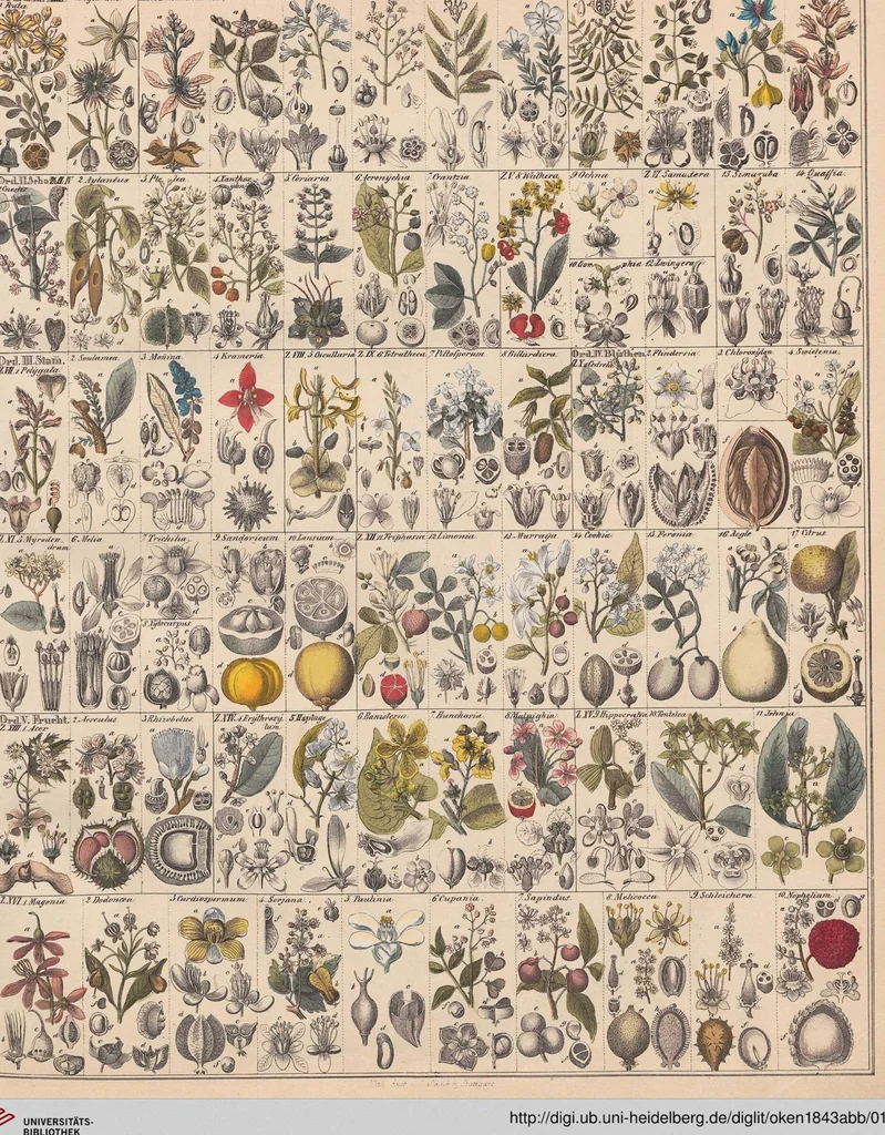 An illustration from Abbildungen zu Oken's Allgemeiner Naturgeschichte für alle Stände, 1843, leaf 187