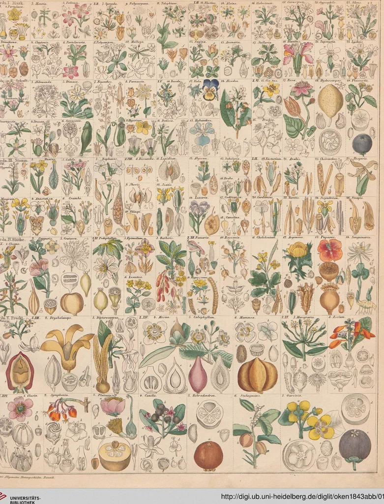 An illustration from Abbildungen zu Oken's Allgemeiner Naturgeschichte für alle Stände, 1843, leaf 188