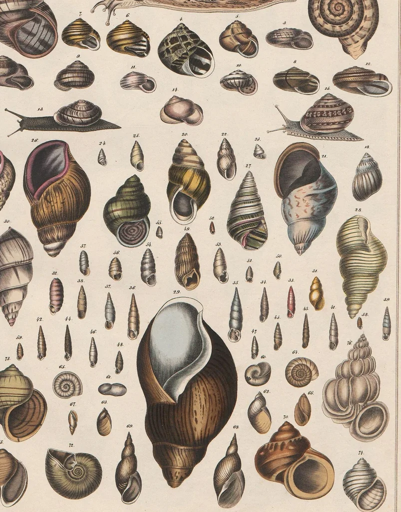 An illustration from Abbildungen zu Oken's Allgemeiner Naturgeschichte für alle Stände, 1843, leaf 220