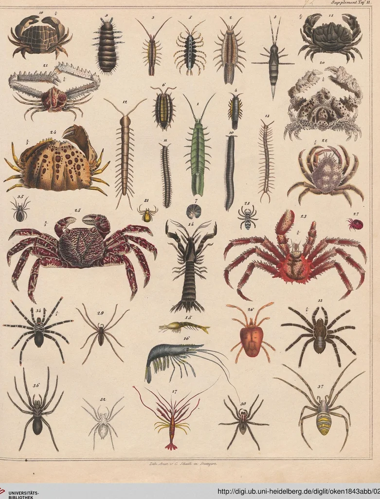 An illustration from Abbildungen zu Oken's Allgemeiner Naturgeschichte für alle Stände, 1843, leaf 237