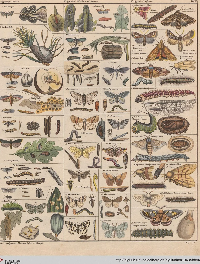 An illustration from Abbildungen zu Oken's Allgemeiner Naturgeschichte für alle Stände, 1843, leaf 241