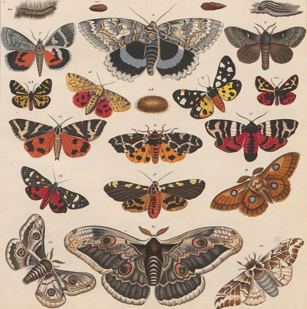 An illustration from Abbildungen zu Oken's Allgemeiner Naturgeschichte für alle Stände, 1843, leaf 242