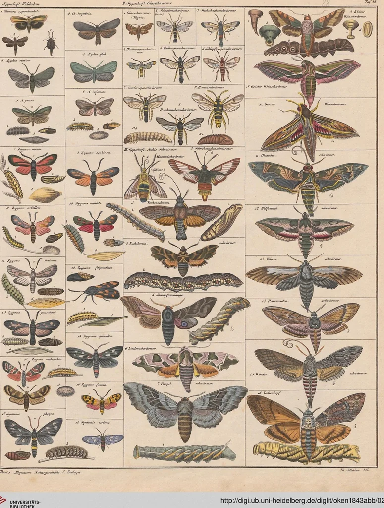 An illustration from Abbildungen zu Oken's Allgemeiner Naturgeschichte für alle Stände, 1843, leaf 243