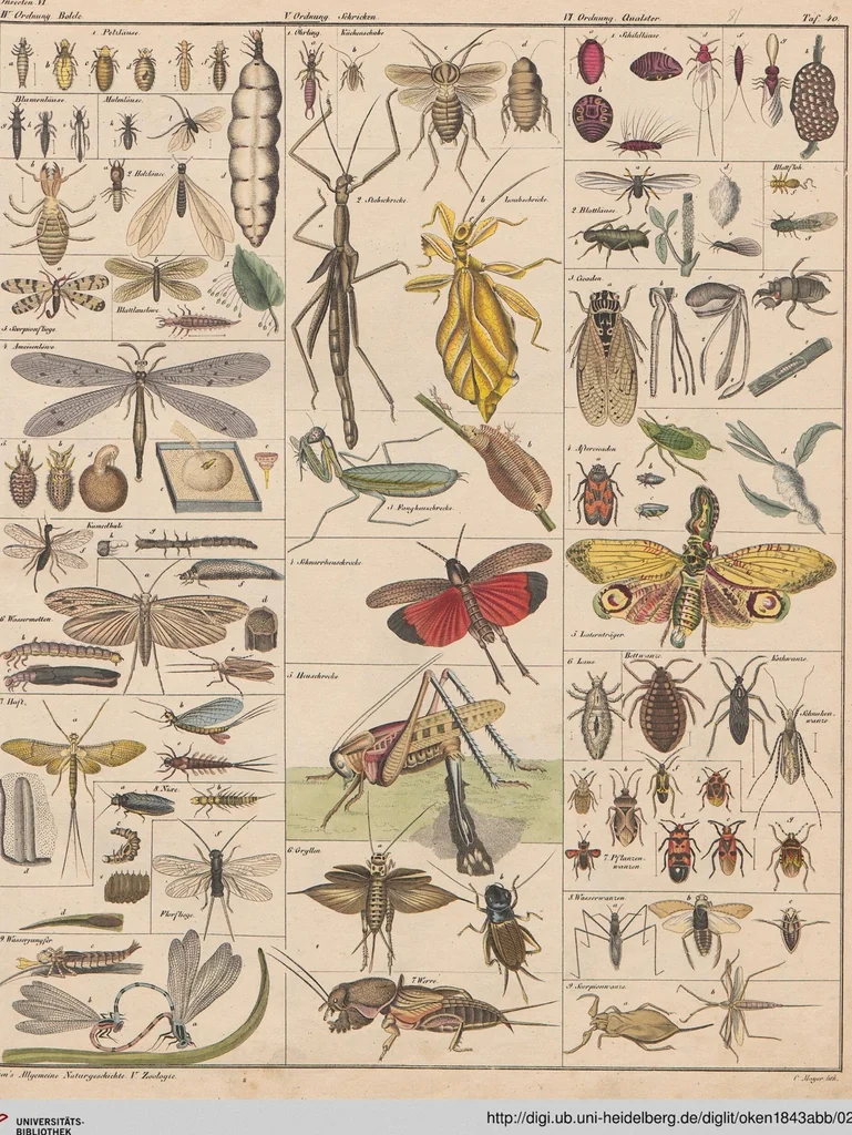 An illustration from Abbildungen zu Oken's Allgemeiner Naturgeschichte für alle Stände, 1843, leaf 246