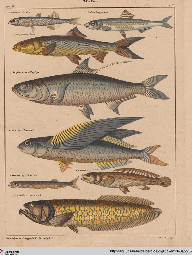 An illustration from Abbildungen zu Oken's Allgemeiner Naturgeschichte für alle Stände, 1843, leaf 266