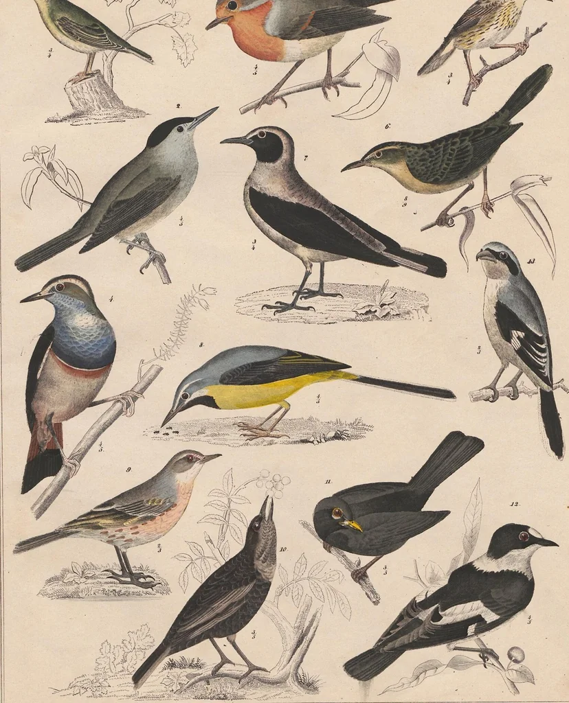An illustration from Abbildungen zu Oken's Allgemeiner Naturgeschichte für alle Stände, 1843, leaf 286