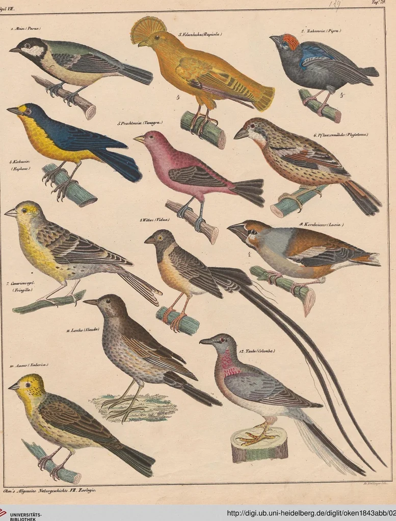 An illustration from Abbildungen zu Oken's Allgemeiner Naturgeschichte für alle Stände, 1843, leaf 295