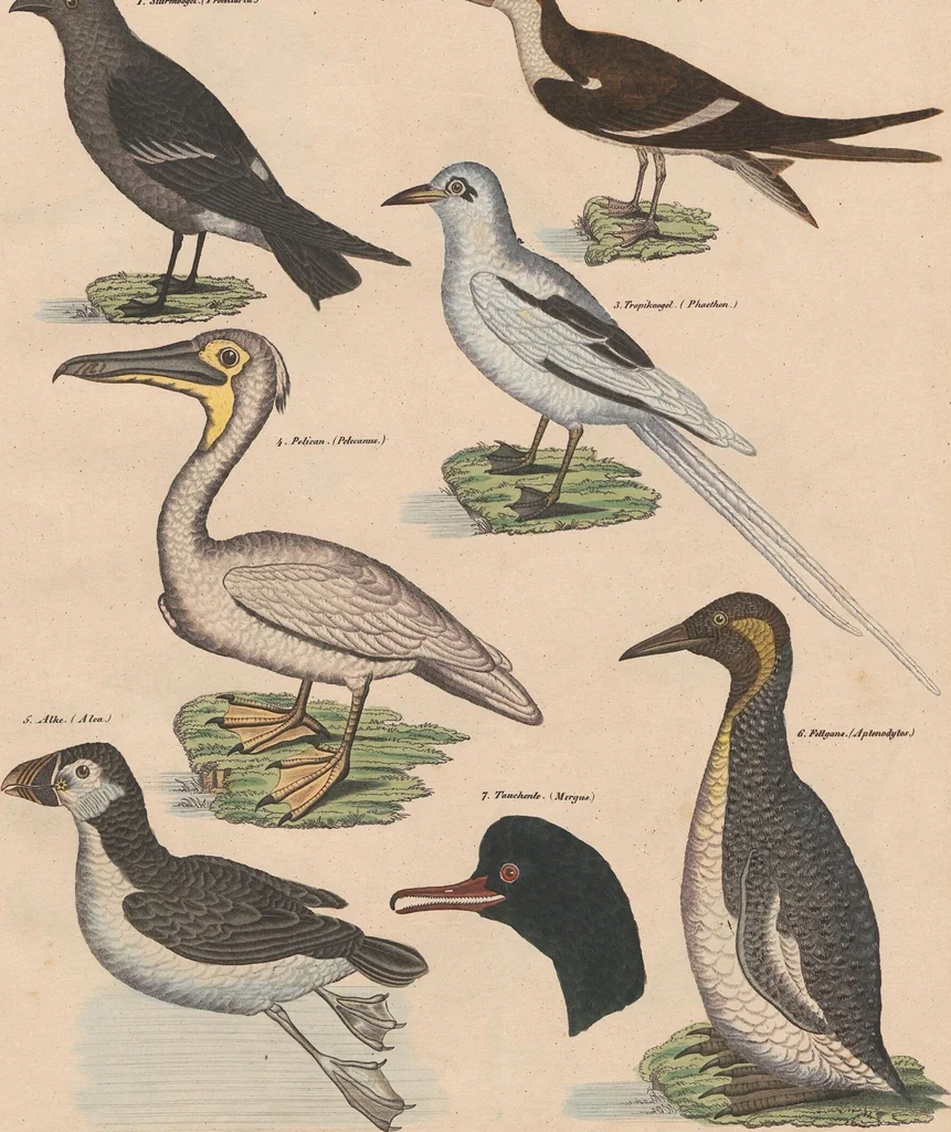 An illustration from Abbildungen zu Oken's Allgemeiner Naturgeschichte für alle Stände, 1843, leaf 299