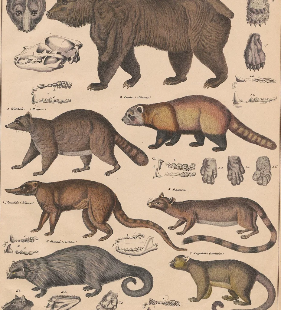 An illustration from Abbildungen zu Oken's Allgemeiner Naturgeschichte für alle Stände, 1843, leaf 327