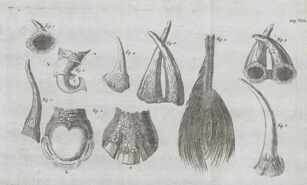 An illustration from Die Natürliche Historie Des Nashorns, 1747, leaf 19