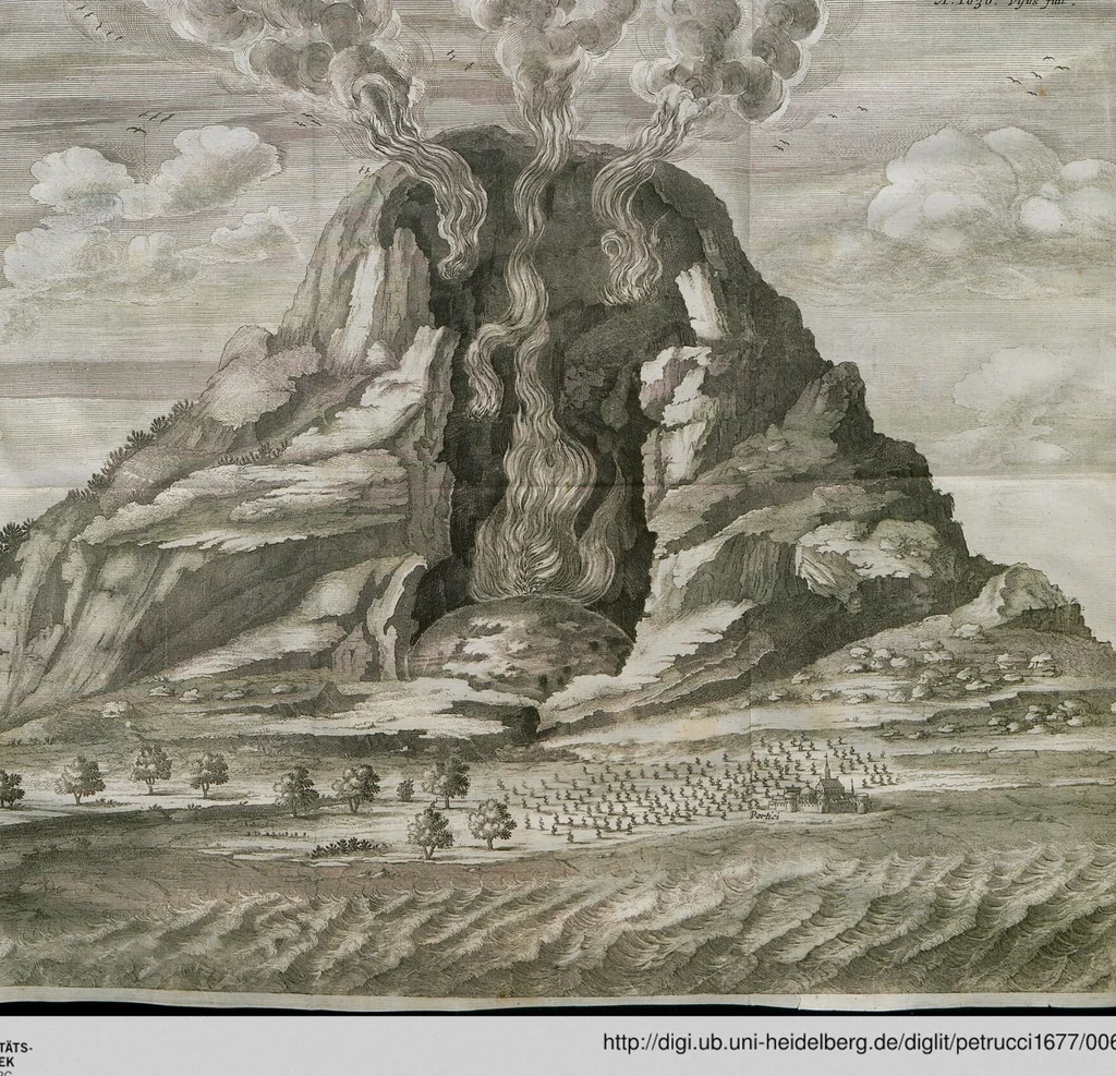 An illustration from Prodomo Apologetico alli Studi Chircheriani: Opera di Gioseffo Petrucci ..., Nella quale con un'apparato di Saggi diversi, si dà prova dell'esquisito Studio ha tenuto ... Atanasio Chircher, Circa il credere all'opinioni degli Scrittori ..., 1677, leaf 67