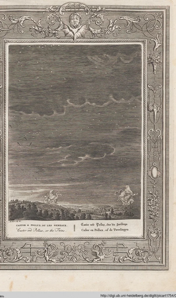 An illustration from Neueröffneter Musen-Tempel: welcher das allermerkwürdigste, aus den Fabeln der Alten in 60 auserlesenen und schönen Kupfern von Bernard Picart und andern kunstreichen Männern vorstellet ; mit deutlichen Erklärungen und Anmerkungen, 1754, leaf 121