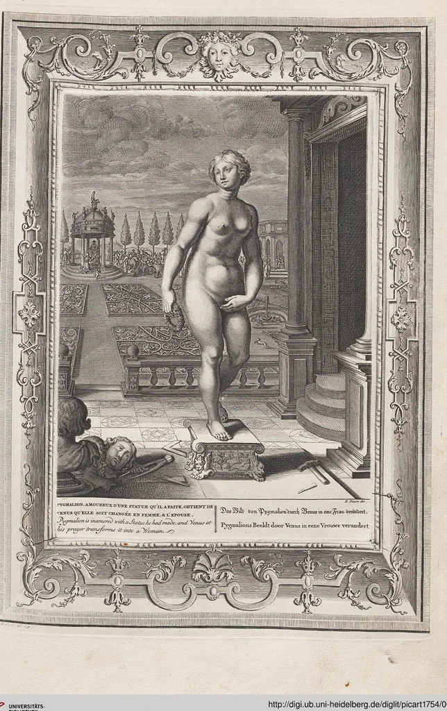 An illustration from Neueröffneter Musen-Tempel: welcher das allermerkwürdigste, aus den Fabeln der Alten in 60 auserlesenen und schönen Kupfern von Bernard Picart und andern kunstreichen Männern vorstellet ; mit deutlichen Erklärungen und Anmerkungen, 1754, leaf 84