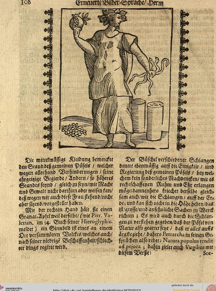 An illustration from (Band 2), 1670, leaf 112