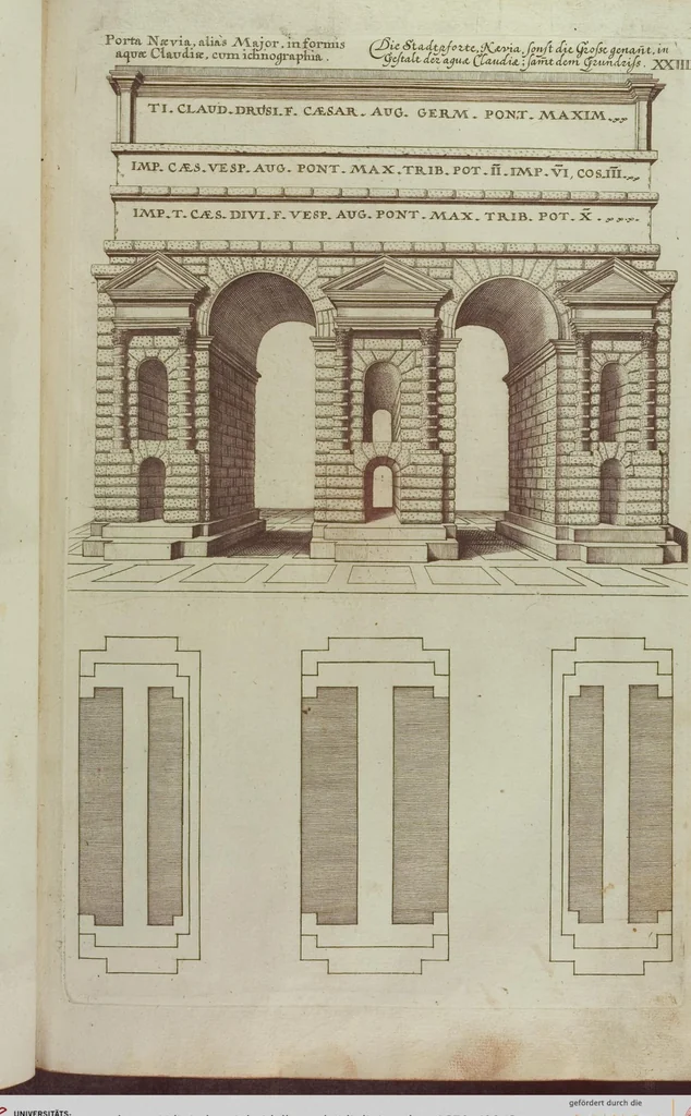 An illustration from (Bd. 2,1): Von der Architectura oder Bau-Kunst, 1679, leaf 43