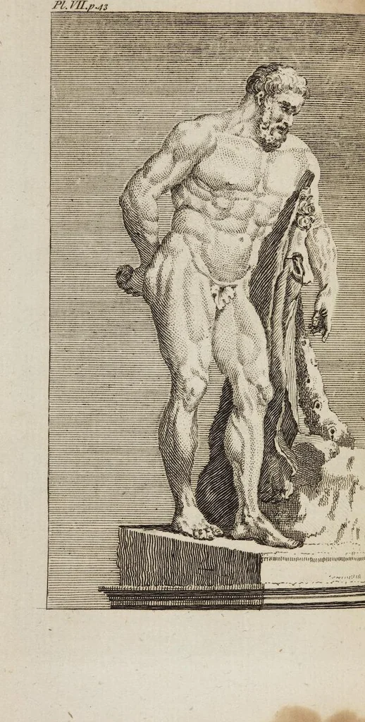 An illustration from A Guide To Classical Learning: Or, Polymetis Abridged: Containing, I. By Way of Introduction, the Characters of the Latin Poets and their Work ... II. An Inquiry concerning the Agreement between the Works of the Roman Poets and the Remains of the Antient Artists ... Being a Work absolutely necessary, not only for the Right Understanding of the Classics, but also for forming in Young Minds a True Taste for the Beauties of Poetry, Sculpture, and Painting, 1786, leaf 106