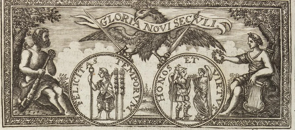 An illustration from Bvrcardi Gotthelffi[i] Struvi[i] Antiqvitatvm Romanarvm Syntagma siue De Ritibvs Sacris Systema Absolvtivs adiecta Bibliotheca, figuris aeneis, & indicibus necessariis, 1701, leaf 17
