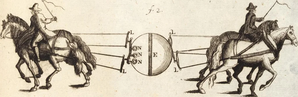 An illustration from (Dritter Theil): Neu-auffgerichtetes Rüst- und Zeughauß Der Natur: Worinnen Die so wundersame/ curiöse/ auch sehr nützliche Machinen und Instrumenten/ deren sich die heutige Naturkündiger in Erforschung der natürlichen Ursachen bedienen/ zu sehen und zu finden sind. Zum Vorschub aller derjenigen/ so der Lateinischen Sprach nicht mächtig sind/ und dennoch ihren Schöpffer in der Natur zu verehren suchen ..., 1714, leaf 23