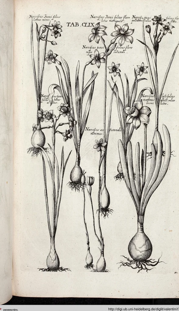 An illustration from Viridarium Reformatum, Seu Regnum Vegetabile, Das ist: Neu-eingerichtetes und Vollständiges Kräuter-Buch: Worinnen auff noch nicht geschehene Weise Derer Vegetabilien, als Kräutern, Sträuchen, Bäumen, Bluhmen und anderer Erd-Gewachsen Art, Krafft und Würckung dergestalt beschrieben werden, daß man dieses Werck statt einer Botanischen Bibliothec haben ... kan, 1719, leaf 795