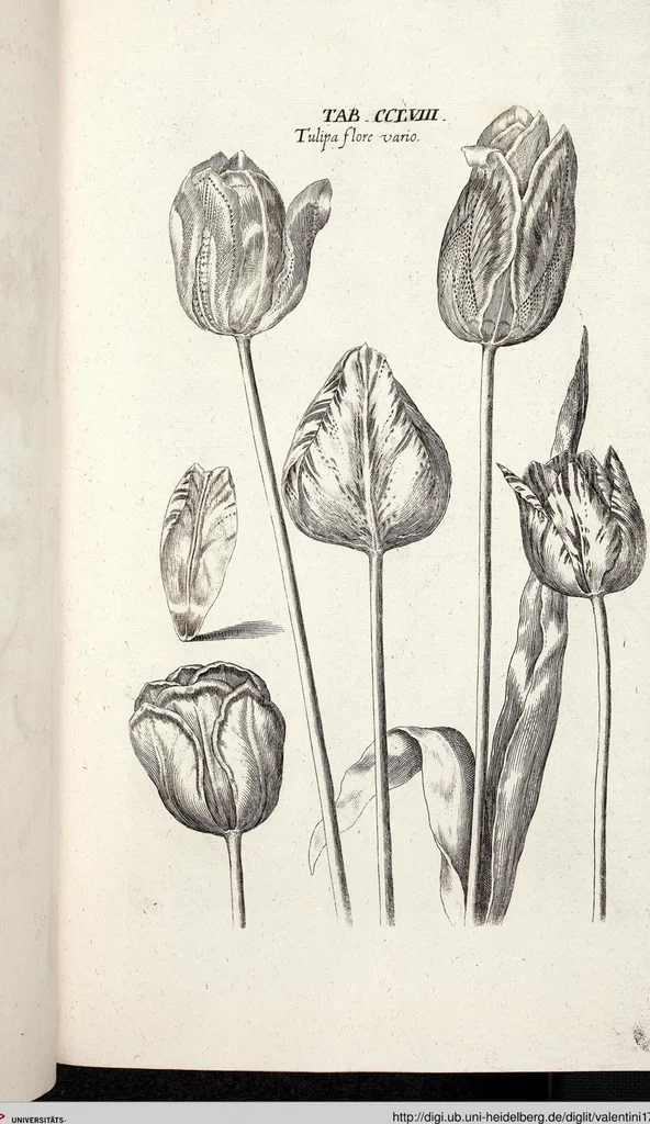 An illustration from Viridarium Reformatum, Seu Regnum Vegetabile, Das ist: Neu-eingerichtetes und Vollständiges Kräuter-Buch: Worinnen auff noch nicht geschehene Weise Derer Vegetabilien, als Kräutern, Sträuchen, Bäumen, Bluhmen und anderer Erd-Gewachsen Art, Krafft und Würckung dergestalt beschrieben werden, daß man dieses Werck statt einer Botanischen Bibliothec haben ... kan, 1719, leaf 895