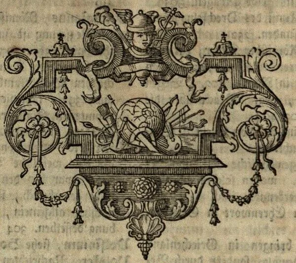 An illustration from Geschichte der Kunst des Alterthums, 1764, leaf 512