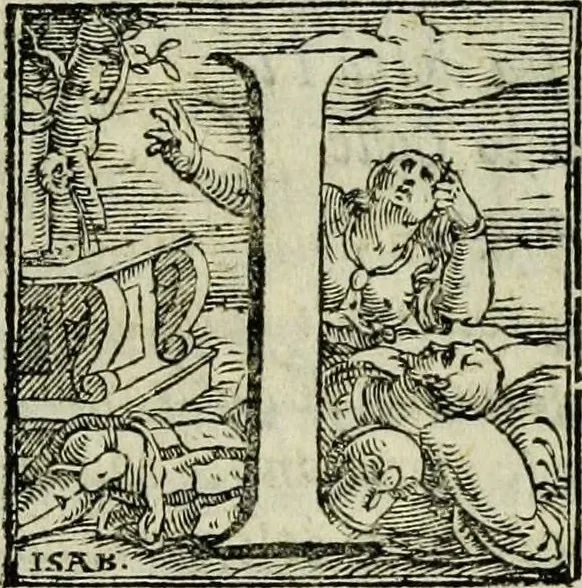 An illustration from Le antichita della citta di Roma: raccolte sotto breuita da diuersi antichi & moderni scrittori, 1580, leaf 200