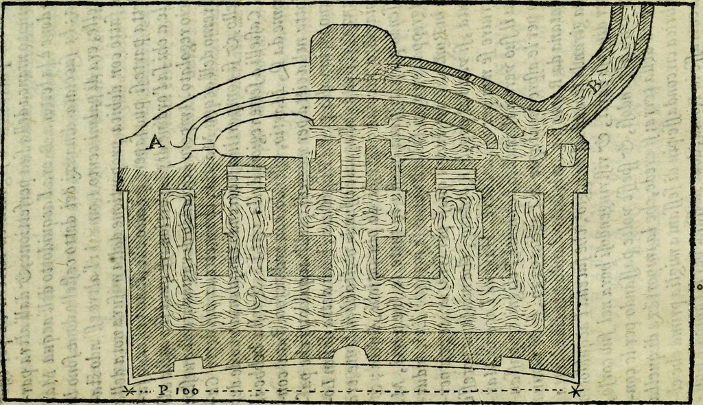 An illustration from Le antichita della citta di Roma: raccolte sotto breuita da diuersi antichi & moderni scrittori, 1580, leaf 207