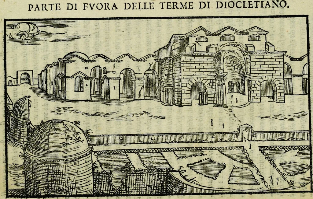 An illustration from Le antichita della citta di Roma: raccolte sotto breuita da diuersi antichi & moderni scrittori, 1580, leaf 233