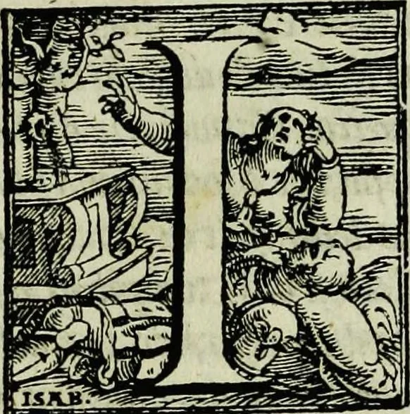 An illustration from Le antichita della citta di Roma: raccolte sotto breuita da diuersi antichi & moderni scrittori, 1580, leaf 33