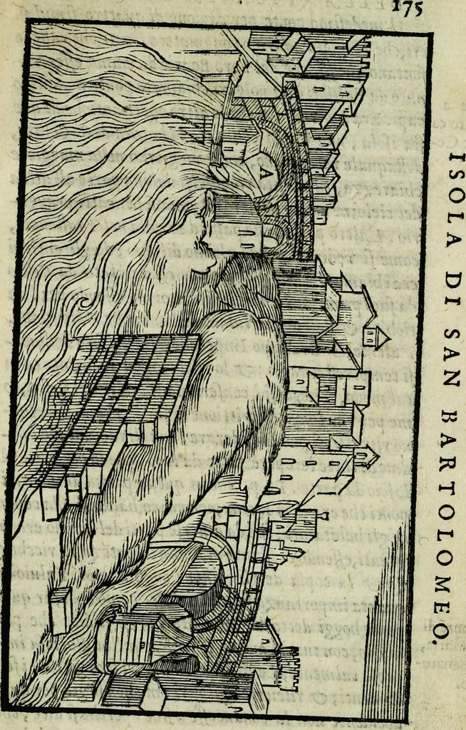 An illustration from Le antichita della citta di Roma: raccolte sotto breuita da diuersi antichi & moderni scrittori, 1580, leaf 353
