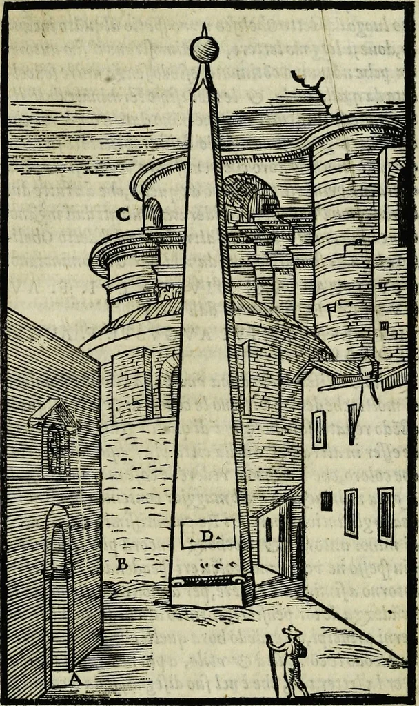 An illustration from Le antichita della citta di Roma: raccolte sotto breuita da diuersi antichi & moderni scrittori, 1580, leaf 377