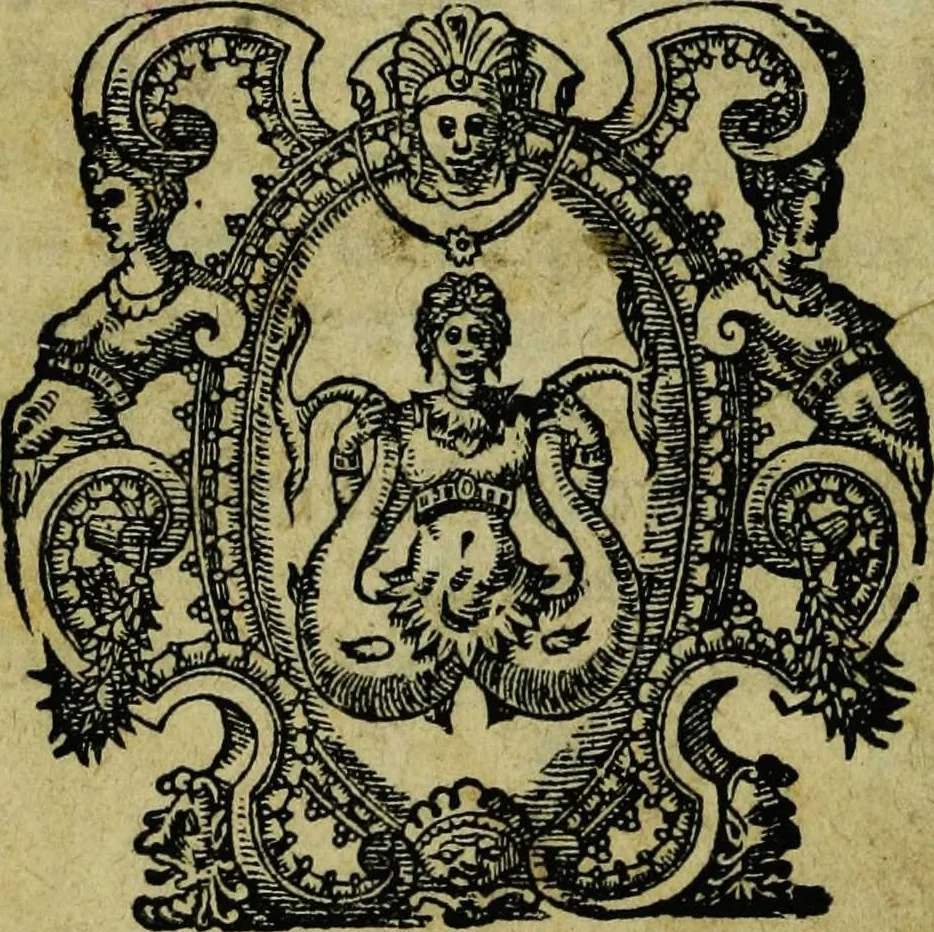 An illustration from Le antichita della citta di Roma: raccolte sotto breuita da diuersi antichi & moderni scrittori, 1580, leaf 5
