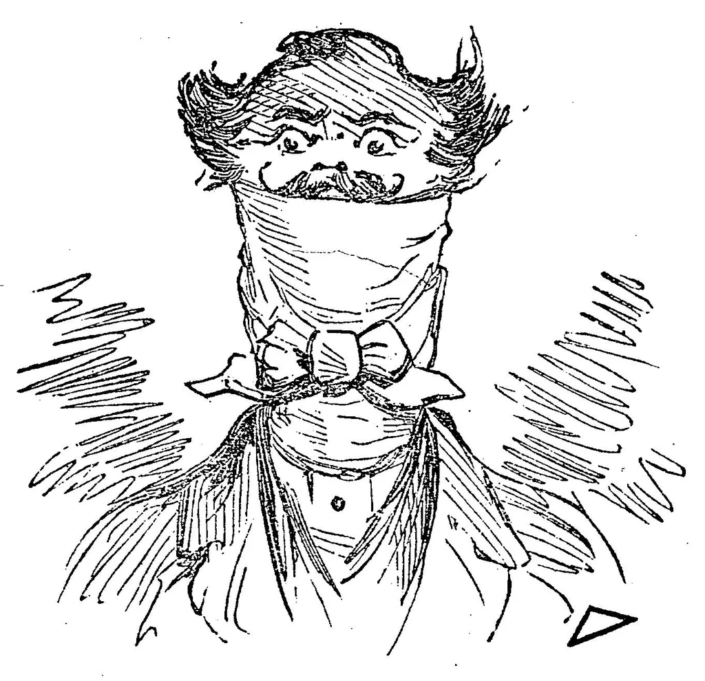 An illustration from The art of amusing: Being a collection of graceful arts, merry games, odd tricks, curious puzzles, and new charades. Together with suggestions for private theatricals, tableaux, and all sorts of parlor and family amusements, 1866, leaf 140