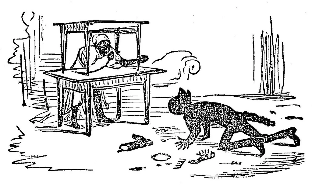 An illustration from The art of amusing: Being a collection of graceful arts, merry games, odd tricks, curious puzzles, and new charades. Together with suggestions for private theatricals, tableaux, and all sorts of parlor and family amusements, 1866, leaf 314