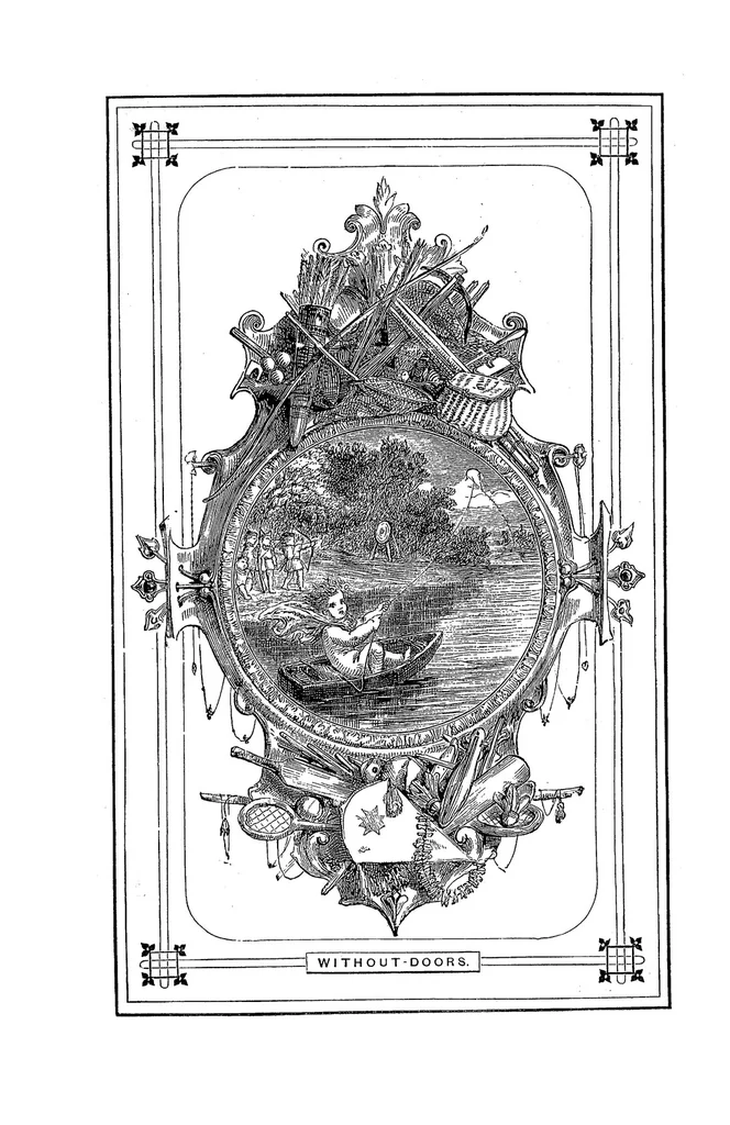 An illustration from The playground and the parlour: a handbook of boys\ games, sports, and amusements, 1868, leaf 1