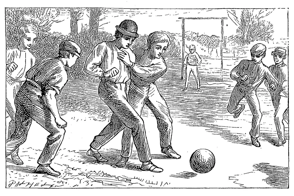 An illustration from The playground and the parlour: a handbook of boys\ games, sports, and amusements, 1868, leaf 18