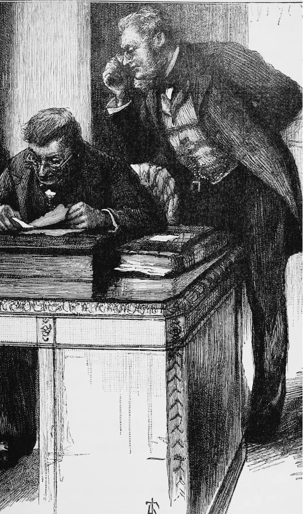 An illustration from Blind love (Volume 1), 1890, leaf 26