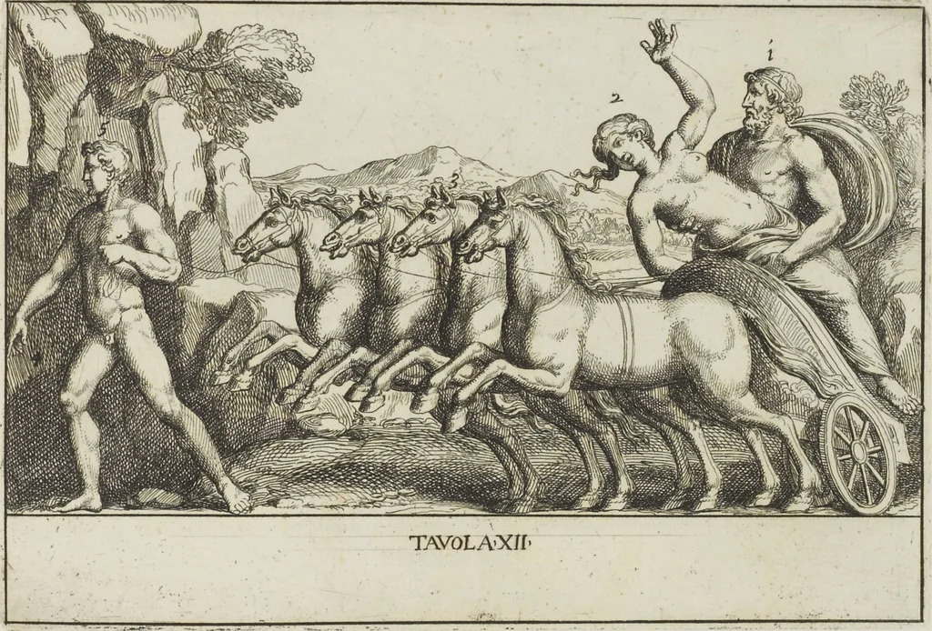 An illustration from Le pitture antiche delle grotte di Roma, e del sepolcro de' Nasonj: disegnate, & intagliate alla similitudine degli antichi originali, 1706, leaf 116