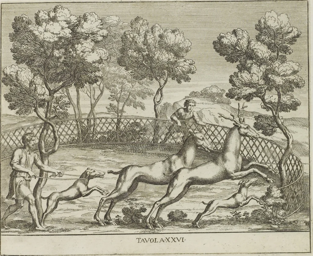 An illustration from Le pitture antiche delle grotte di Roma, e del sepolcro de' Nasonj: disegnate, & intagliate alla similitudine degli antichi originali, 1706, leaf 146