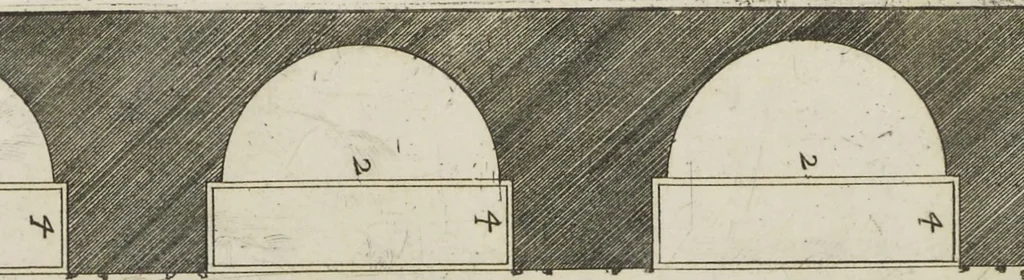 An illustration from Le pitture antiche delle grotte di Roma, e del sepolcro de' Nasonj: disegnate, & intagliate alla similitudine degli antichi originali, 1706, leaf 96